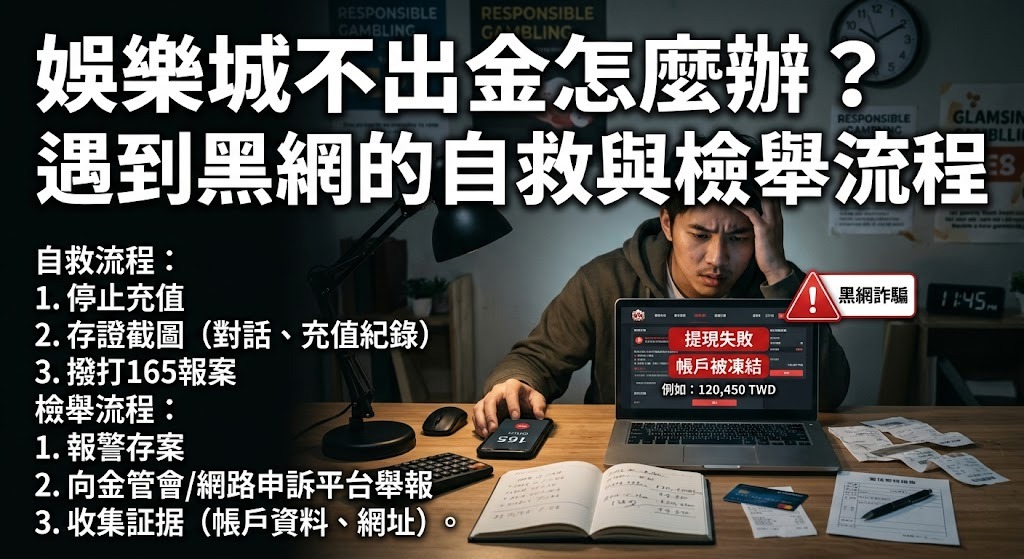 帳號被鎖、提款被拒？立即查看娛樂城不出金自救指南